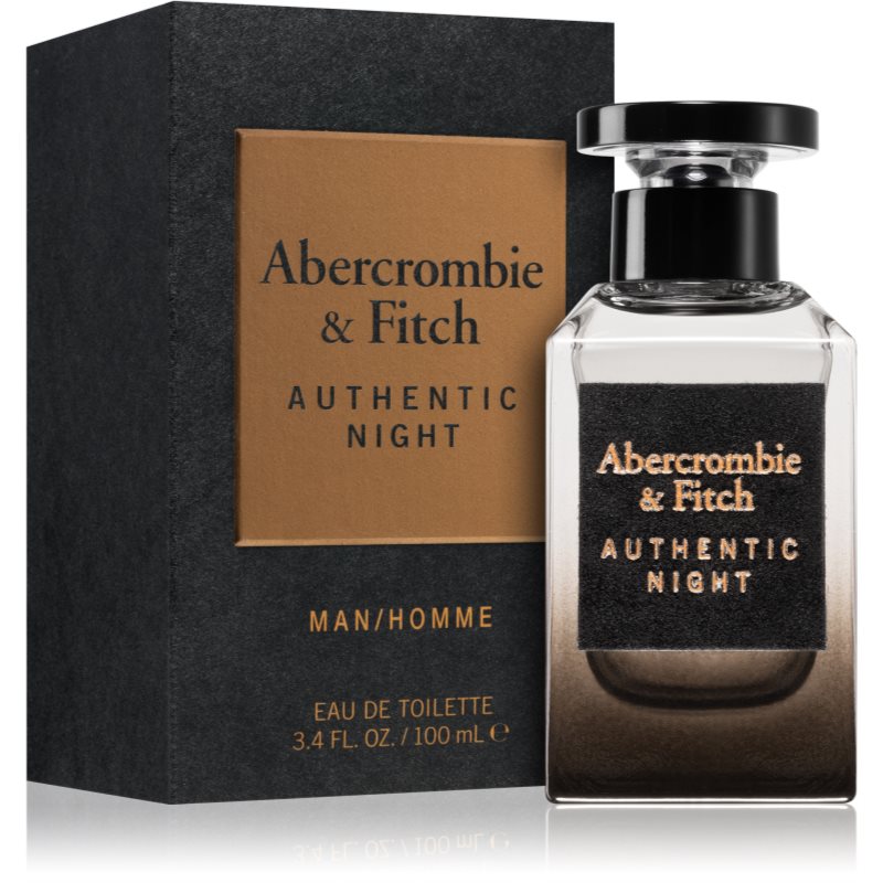 Abercrombie & Fitch Authentic Night Men Eau De Toilette For Men 100 Ml